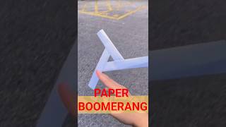 A PAPER BOOMERANG TUTORIAL ! | #diy #origami #paper #papercraft #ninja #paperboomerang #lifehack