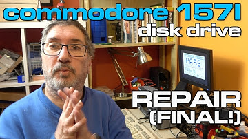 Commodore 1571 disk drive Repair Part 3. Will it work?