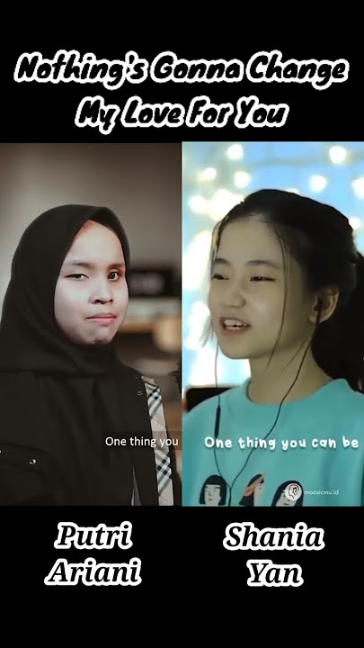 Nothing's Gonna Change My Love For You Cover By Putri Ariani & Shania Yan #short #shorts #cover