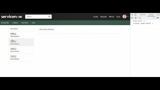 ServiceNow Data communication between widgets part 1
