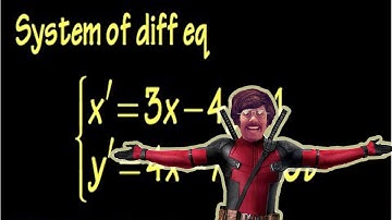 System of differential equations by elimination, ex1