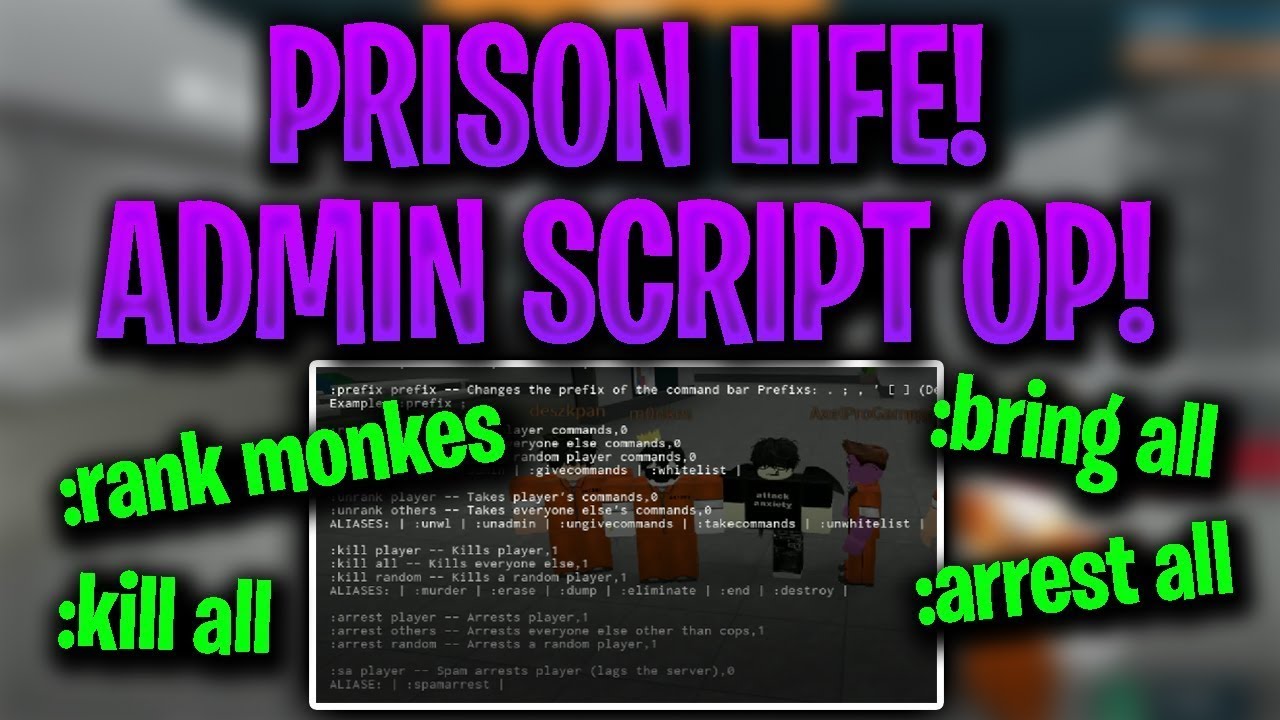 Скрипты присон. Admin script. Prison Life admin script. Тюремная жизнь скрипт админ. Roblox Prison Life admin script.