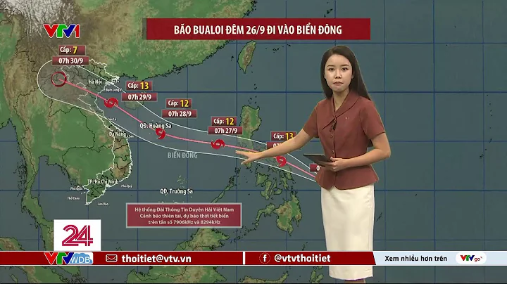 Dự báo thời tiết 11h30 - 25/09/2025 | Bão Bualoi sắp vào Biển Đông thành bão số 10 | VTVWDB