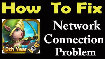 How To Fix Castle Clash App Network Connection Problem | Castle Clash No Internet Error | PSA 24