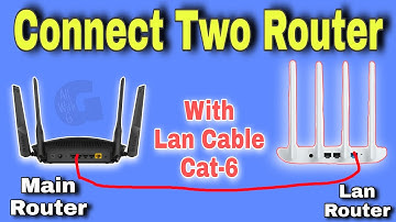 How To Connect Two Routers On One Home Network Using a Lan Cable | Mi Router 4c Setup