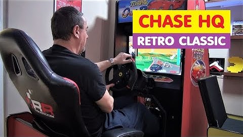 CHASE HQ - Gameplay All Stages! Home Build Sit Down Arcade Cabinet! Mame