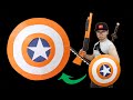 How to Make Captain America's Shield || Paper Craft DIY