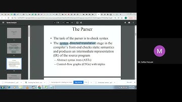 Compiler construction lecture#1 Syntax Analysis pt.2