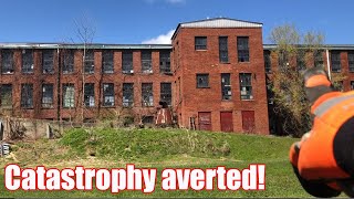 Spring Cleanup at Brown Shoe Abandoned Building