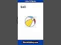 Objects That Start With B | WordsGallery #bforball #kidslearning #wordsstartswithb