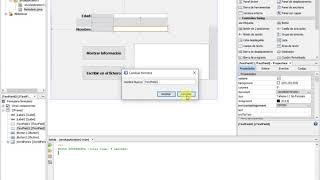 Escribir en fichero en Java Netbeans en un Jframe y mostrar informacion en Jtextarea 2 botones