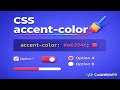 CSS accent-color Property | Change Checkbox, Radio, Range Color and other User Interface Easily