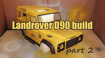 Landrover D90 build - part 2