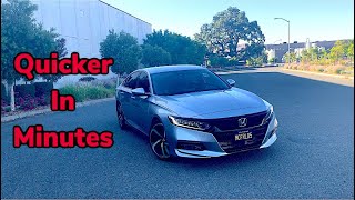 Great mod to make your 2018-2022 Honda Accord faster in minutes