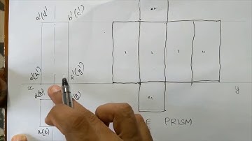 Developments of a Square Prism . KTU 1st year B.tech