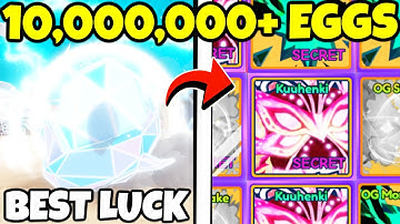 I got INSANE LUCK after 10,000,000+ WINTER EGGS in Bubble Gum Simulator INFINITY