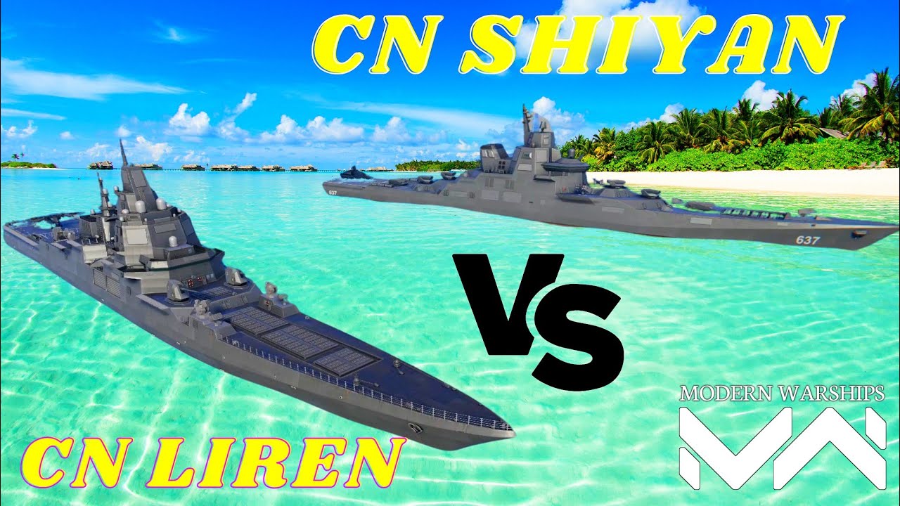 Modern Warships CN Liren vs CN ShiYan
