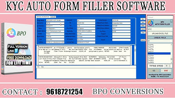 How to Download KYC Form Filling Auto Typing Software