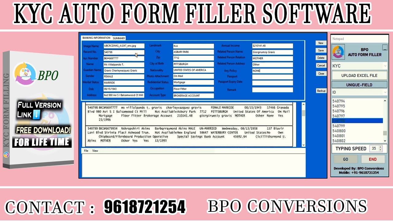 Auto form. Autoform.