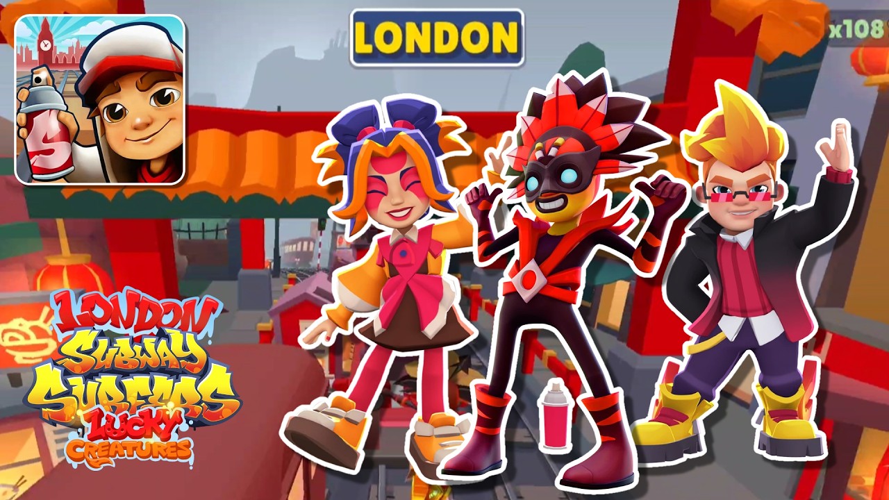 Subway Surfers London Lucky Creatures 2026 NEW UPDATE with Song Yi, Leif and Fantasma