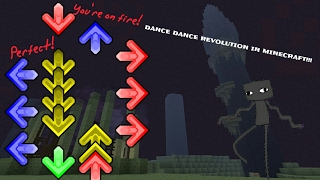 Dance Dance Revolution in Minecraft