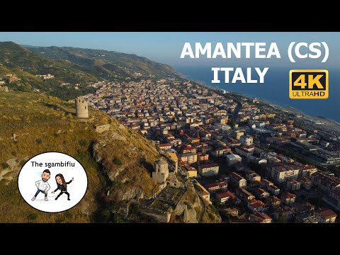 Borghi di Italia - AMANTEA - Calabria [4K] - Virtual walking tour within the historic village.