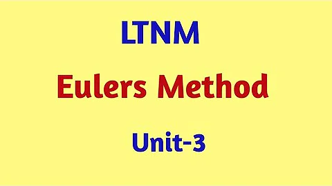 NMCV R22 Eulers Method || JNTUH NMCV R22 Numerical Integration in Telugu ||