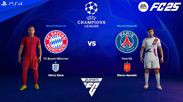 FC 25 PS4 - Bayern Munich vs PSG | UEFA Champions League 24/25
