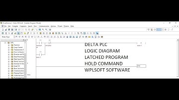 latched program using wplsoft (delta PLC) urdu hindi