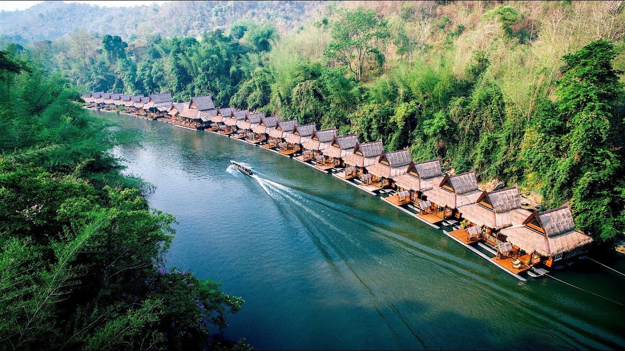 Download #1 Thailand Top Floating Villas in Kanchanaburi, Thailand -- The FloatHouse River Kwai Resort.