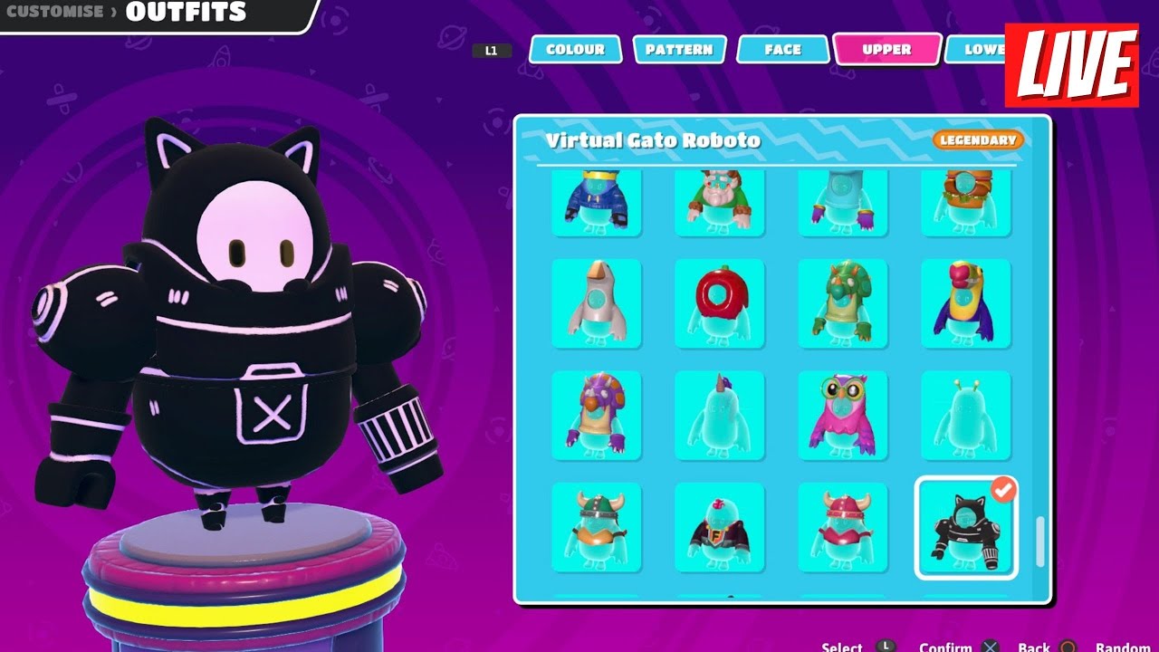 *NEW* DLC DEVOLVER REDUX PACK in FALL GUYS LIVE!! Virtual Gato Roboto Gameplay