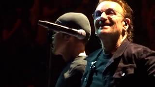 U2 - 2018 - Love Is Bigger (HD) - Boston 6-22-2018 (Section 21 Row 1 Seat 1)