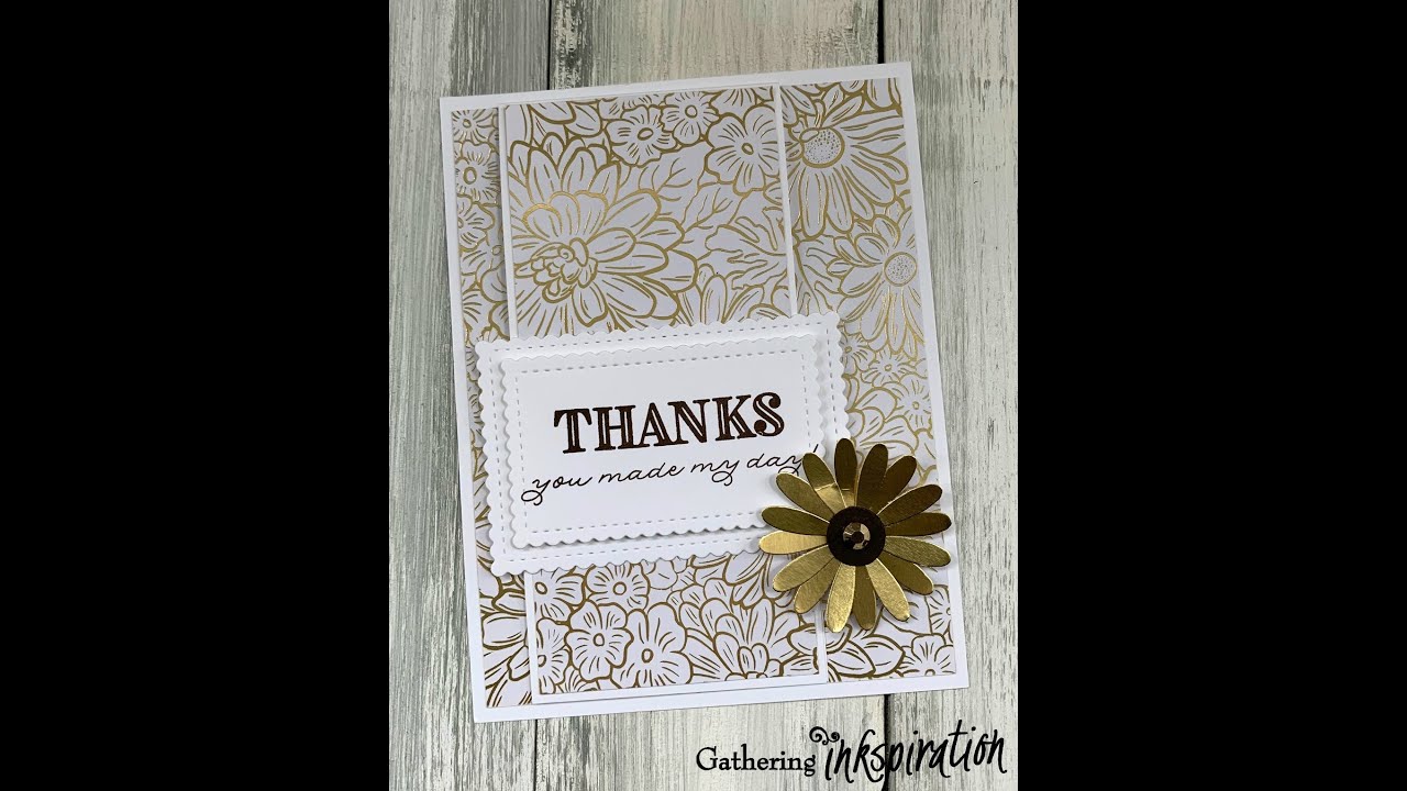 Stampin' Up! Ornate Thanks You Made My Day Card