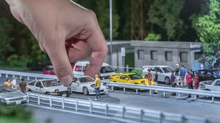 Recreating Initial D "Akina Downhill Battle" in 1/64 Diorama