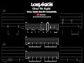 【BASS TAB】FEAR, AND LOATHING IN LAS VEGAS - CHASE THE LIGHT! #shorts #basstabs #jrock