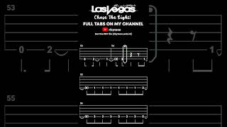 【BASS TAB】FEAR, AND LOATHING IN LAS VEGAS - CHASE THE LIGHT! #shorts #basstabs #jrock