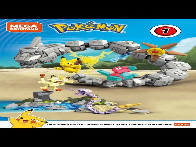 Pokemon Mega Construx Onix Master Battle Set