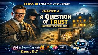 CBSE Class 10 English Footprints Without Feet Ch‑4  | A Question of Trust | Art of Learning with AI