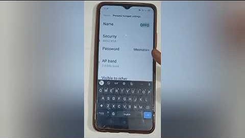 how to check hotspot password in realme c13,check hotspot password setting