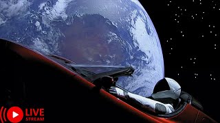SpaceX's Iconic Tesla Roadster's Live Views |Throwback | Starman