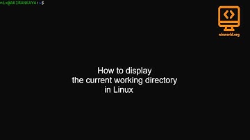 How to display the current working directory in Linux