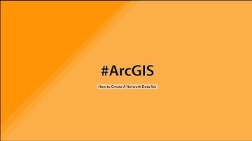 ArcGis Network Analysis Data Set