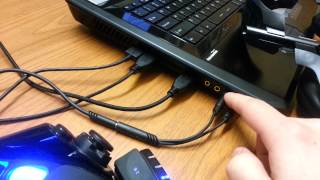 How to set up Astro A40 mixamp pro with laptop msi gt70