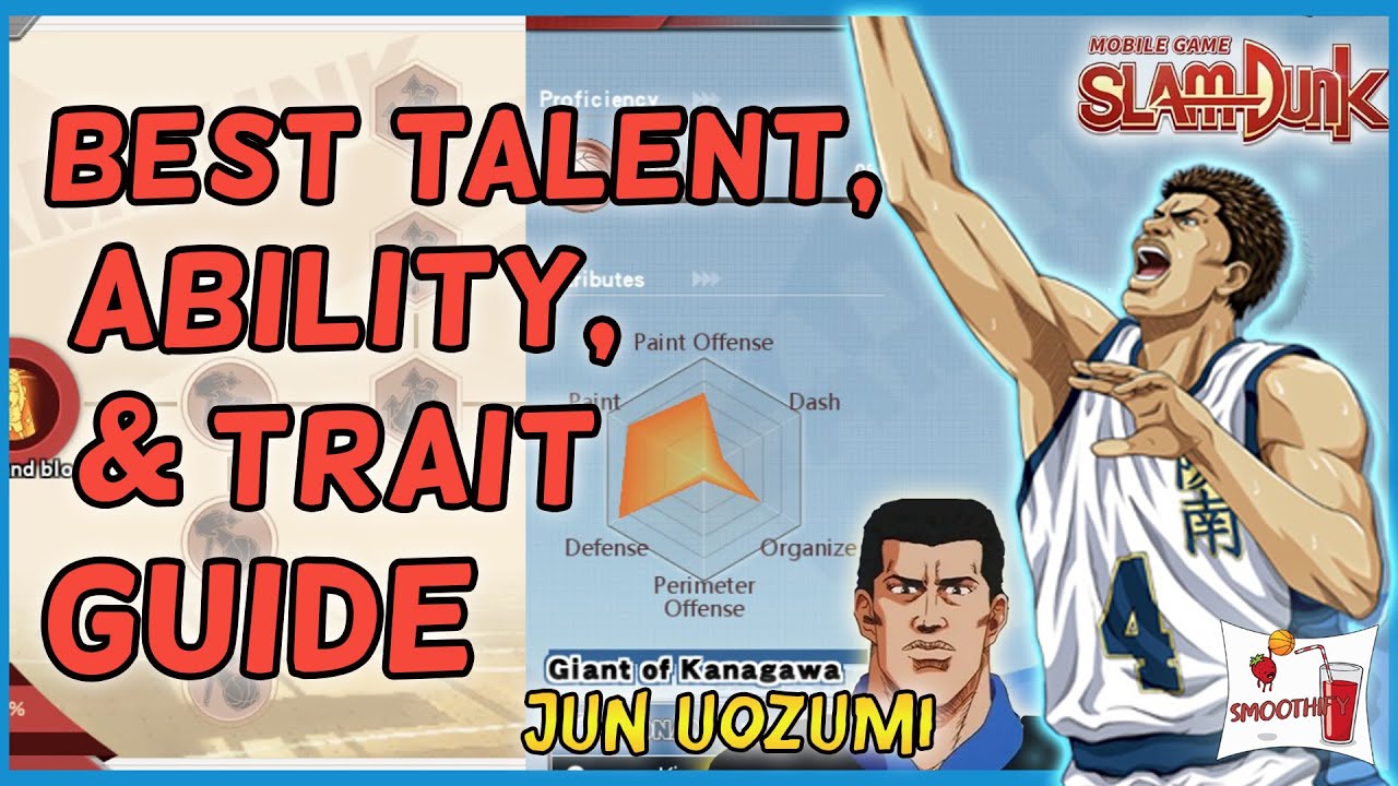Best Talent, Ability & Trait Guide for Jun Uozumi - Slam Dunk Mobile