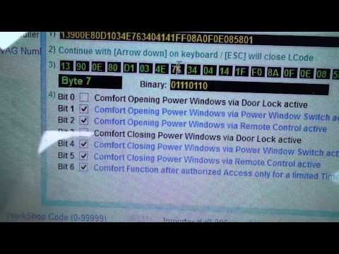 How to program remote powered windows on a 2009 VW Passat