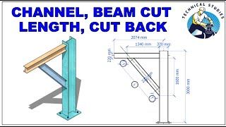 How to cut channel and beam any degree. चैनल आवर बीम डिग्री कैसा काटेंगे