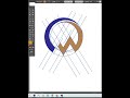 W Mat smart technique make logo design. ##graphicdesign #logodesign #adobeillustrator #logo