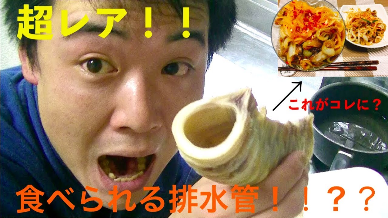 まるで排水管 超レア部位を調理して食べた ウルテ Youtube