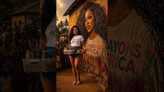 I Painted MYSELF on an Entire Village Wall Using CRAYONS