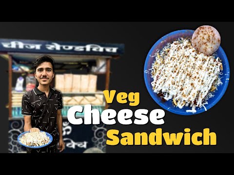 Veg Cheese Sandwich Making | Indian Street Food